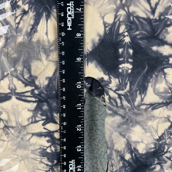 Athleta Women Small Tan Black Motivate Seamless Short Tie Dye Print Biker Shorts - Picture 4 of 11